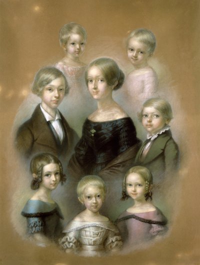 Family by Wilhelm Alexander Kobell